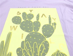 Name It orchid bloom top print